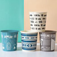 [SALE] Bắc Âu Thùng Rác Tròn Không Nắp Thùng Rác Nhỏ Phòng Khách Phòng Ngủ Văn Phòng Internet Sáng