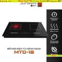 Sale-Bếp đôi điện từ hồng ngoại JUNGER MTD-18 4800W Không kén nồi