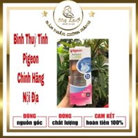 SALE - Bình Sữa Thủy Tinh Pigeon Cổ Rộng Cao Cấp 160ml/240ml