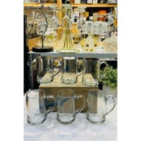 SALE Bộ 6 Ly Quai Kiểu Pháp  Ly Thủy Tinh Uống Bia Cao Cấp Union Glass UG-397 dung tích 440ml