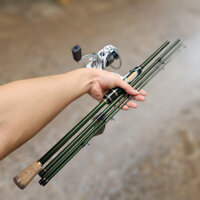 sale Bộ Cần lure 4 khúc Cemreo Macans Đứng kèm Máy FY2500 hoặc FY3000 chuyên nhét cốp siêu tiện lợi big sale