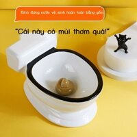 [SALE] Bồn Cầu Cho Mèo Vòi Nước Uống Gốm Internet Người Nổi Tiếng Thú Cưng Ngộ nghĩnh Unplugged Mèo