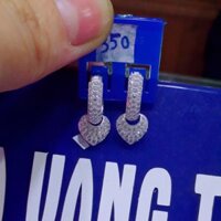 Sale bông tai tim đẹp, nhẫn chữ love