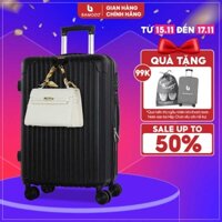 [Sale Brandday-Khuyến mãi 60%] kéo du lịch 8801 Bamozo 20 Vali Size 24 ,Vali nhựa ABS va đập chống trầy