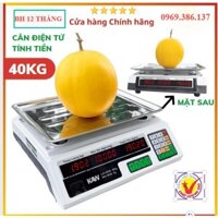 [SALE] Cân điện tử tính tiền loại nào tốt, Cân điện tử tính tiền 2 mặt 40Kg KAW, màn hình led chống lóa, nhiều chức năng