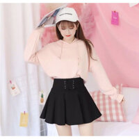 Sale chân váy đan dây bụng có quần trong hàng chọn