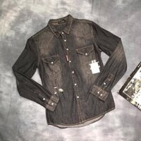 SALE (Chính Hãng) Sale 10.10 Sale SƠ MI BÒ NAM CAO CẤP- ÁO SƠ MI BÒ DSQ 2020 . Đẹp . New * ' . ' : '