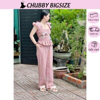 SALE (Chubby Bigsize] Set Bộ Cầu Vồng Quần Dài Bigsize