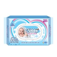 *SALE* Combo 10 gói khăn ướt Bobby 100 miếng