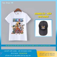 SALE- Combo Áo thun và Nón Team One Piece Luffy Zoro Sanji đẹp - Có size trẻ em C2246 - cực HOT