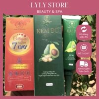 [SALE]  Combo kem bơ serum 7day olic bộ đôi tái sinh làn da bí kíp xóa sổ mọi khuyết điểm trên da - Lyly St