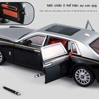 [SALE] Cực Lớn 1:18 Rolls-Royce Xe Giả Thật Đồ Trang Trí Phantom Xe Ô Tô Hợp Kim Mô Hình Bé Trai Và