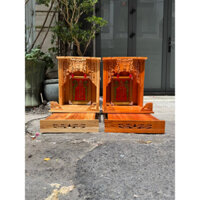 SALE CỰC RẺ- Bàn thờ ông địa tủ thờ thần tài gỗ xoan đào giá xưởng rẻ đẹp