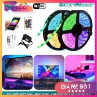 SALE Cuộn đèn Led dây dán đổi nhiều màu (RGB) + Nguồn + Remote điều khiển - 151.Camera & Decor Hà Nội