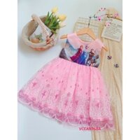 SALE Đầm công chúa Elsa cho bé gái màu hồng #sale 50%