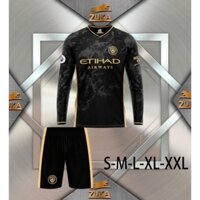 (Sale đầu mùa) Bộ Quần Áo bóng đá dài tay CLB Man Cyty 2021-2022