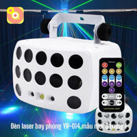 [Sale] Đèn Laser 15 mắt 3 tầng YR-014 AZOTA chớp nháy theo nhạc, đèn phòng bay, karaoke, sự kiện, hỗ trợ DMX 512.