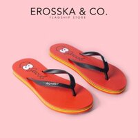 SALE Dép kẹp xỏ ngón đi biển in hoa văn dễ thương dép Erosska - DK013 ˇ