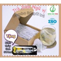 SALE - Detox 30 gói trà Dứa ngũ vị Tặng bình thủy tinh 500ml