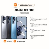SALE ĐÓN TẾT  Điện thoại Xiaomi 12T Pro | Màn hình OLED FHD+ 120Hz | Snapdragon 8 Gen 1+ | RAM 12GB | Bộ nh