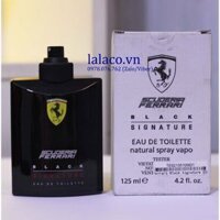 {sale duy nhất 1 chai} Nước hoa Tester Nam Ferrari Scuderia Black 125ml