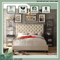 SALE {freeship} Giường bọc nệm 1m4 - 1m8