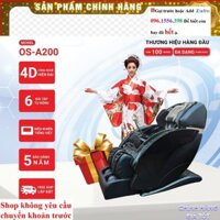 Sale  Ghế massage Okinawa A200, 4D, 12 bài tập, điều khiển tiếng Việt, ốp nhựa -