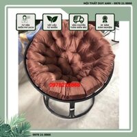 SALE Ghế nệm tròn mây nhựa thư giãn Papasan
