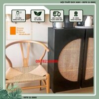 SALE Ghế sồi dây đan decor phòng mang phong cách vintage