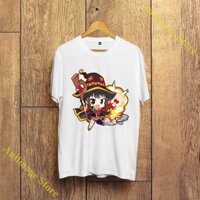 [SALE GIÁ ĐẸP]💞 Áo Thun Megumin - Áo Thun KonoSuba đẹp - chất lượng cao - KNS-006