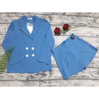 [SALE GIÁ GỐC  ]Sét vest và quần giả váy lịch sự,sang trọng, thời trang, hình thật sản phẩm