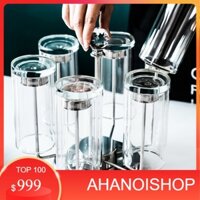 SALE GIÁ SỈ TẠI XƯỞNG Giá khay kệ úp cốc inox đẹp để bàn GIÁ ĐỂ CỐC BẰNG INOX mẫu tròn GUC001 (NH)