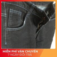 (sale giá sốc) Quần jean nam dài thời trang màu đen trơn 9208
