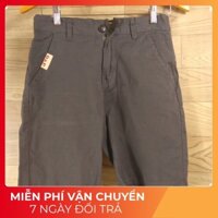 (sale giá sốc) Quần kaki nam ngắn thời trang màu xám lông chuột trơn 012