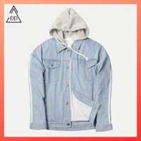 sale GIẦY đẹp Áo khoác jean nam có nón DD454 shop ĐỊCH ĐỊCH chuyên áo khoác nam giá tốt . . : :