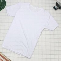 sale GIẦY đẹp Áo thun nam nữ trắng trơn cổ tròn D126 Shop ĐỊCH ĐỊCH giá tốt . . : :