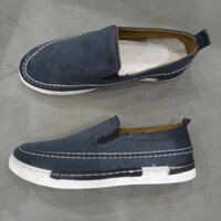 SALE - Giày Lười Vải Nam Slip-on mã G17 khâu viền Phong Cách Cá Tính Bền Đẹp thời trang