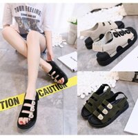 SALE-Giày sandal bánh mì 3 quai X | giày nữ đế bánh mì