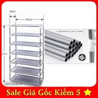 [SALE GỐC] TỦ GIẦY DÉP 7 TẦNG 6 NGĂN ( MẪU HOA VĂN )