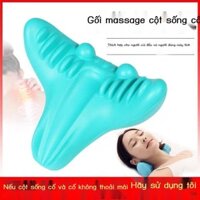 [SALE] Gối massage cột sống cổ tại nhà lực kéo chỉnh sửa gối cột sống cổ gối massage cổ và vai trọn