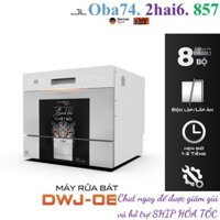 Sale-[HÀNG MỚI - 2 QUÀ HOT] Máy rửa bát Junger DWJ-060 Dung tích 8 bộ Rửa sạch sấy khô Bảo Hành 5 NĂM