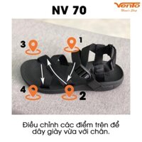 [SALE HÈ] Sandal Vento Nam Xuất Khẩu NV70 ( Đen/Tro ) 📷