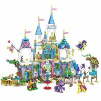 sale hết hàng - Lắp ráp kiểu Lego pony - lâu đài ngựa pony cỡ lớn