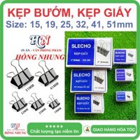 SALE Hộp 12 cái Kẹp Bướm SlechoEchomax 15mm19mm25mm32mm41mm51mm. Giúp Bạn Sắp Xếp Giấy Tờ Hợp Lý, Gọn Gàng, Bền - 32mm