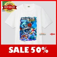 (SALE HOT) Áo Thun In Hình Vòng Xoay Thần Tốc Beyblade Burst S154