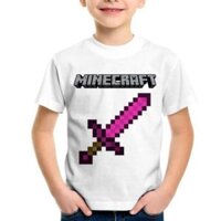 SALE- (HOT) Áo Thun minecraft Kiếm diamond Vải Thun Cotton Thái - HUY TRẦN STORE