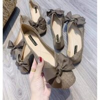 sale HOT Giày bệt nữ thắt nơ xinh xắn, giày nữ thắt nơ xinh cực kỳ siêu phẩm .HOT