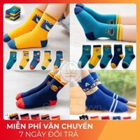 [SALE HOT25] Set 5 Đôi Tất Cao Cổ Thu Đông Dày Dặn Xuất Hàn Cho Bé Goodbaby