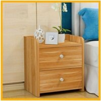 💥SALE HOT💥Tủ Đầu Giường Vân Gỗ 2 Ngăn Kéo Lắp Ghép