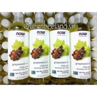 (SALE HSD 3/2026) DẦU HẠT NHO NOW GRAPESEED OIL - 473ML